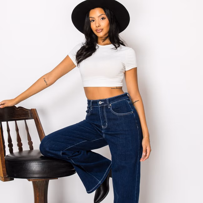 Calça Flare Jeans